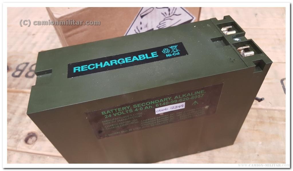 6140-99-620-8057 Baterias CLANSMAN battery 24v 4Ah NUEVAS - NEW