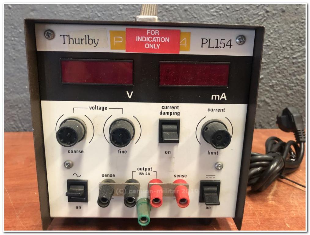 Fuente alimentación laboratorio regulable Thurlby PL154 0-30V