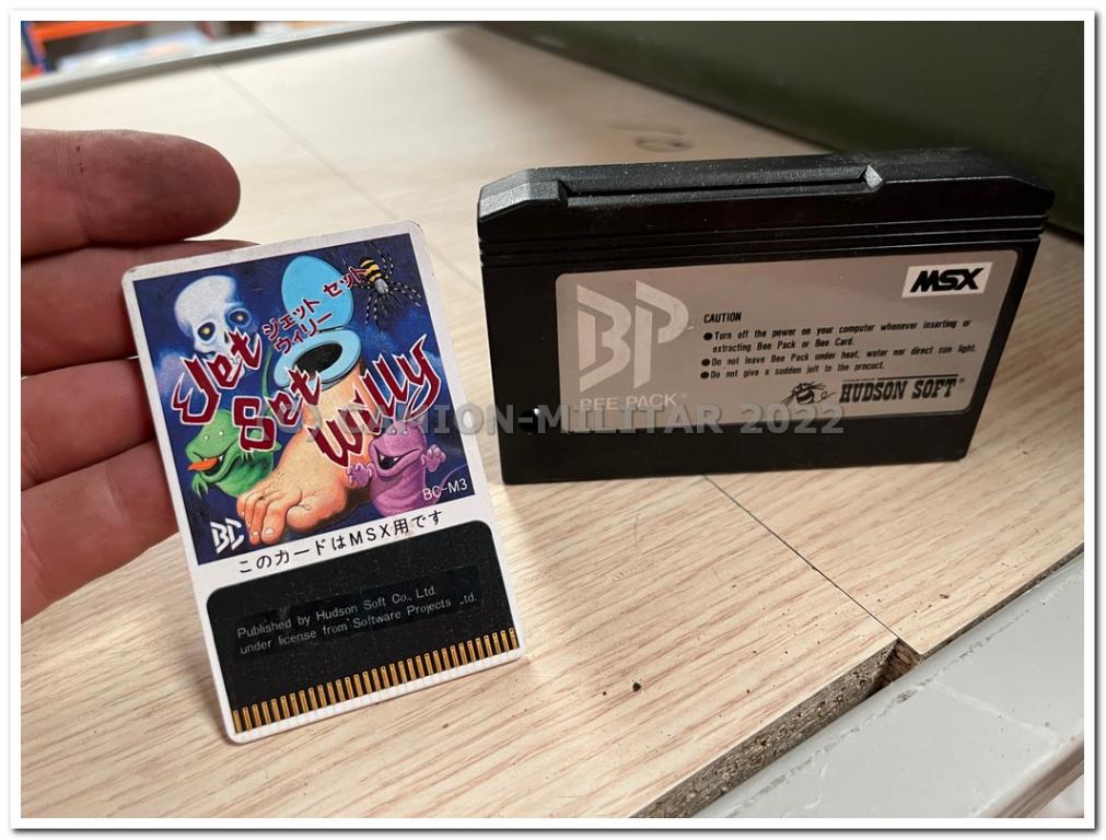 JET SET WILLY - JUEGO CARTUCHO BEE PACK MSX