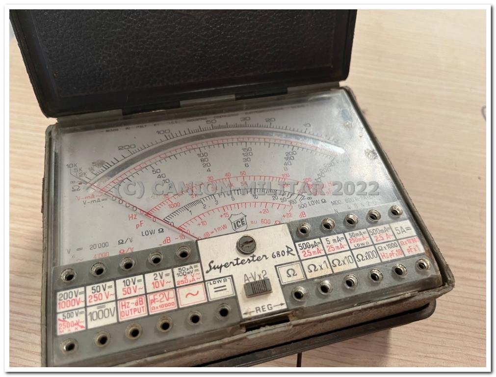 ICE 680R Tester - Multimetro Vintage