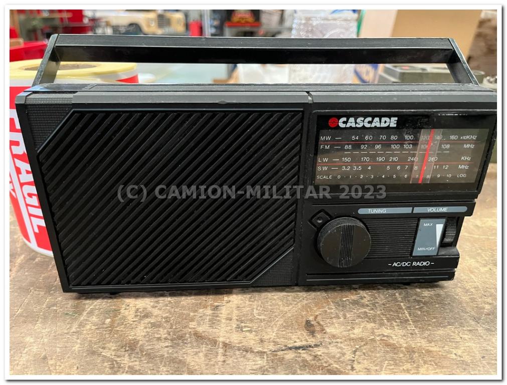 Radio Transistor Cascade RC337 de 1991 - LW MW FM y SW B14-3-5
