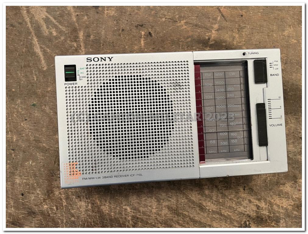 Radio Transistor SONY ICF-710L de 1985 3 Bandas B14-3-5