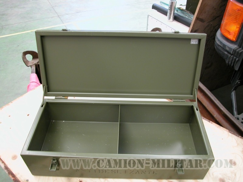 Caja metal plata pequeña artillería - Tienda militar - Uniforme militar