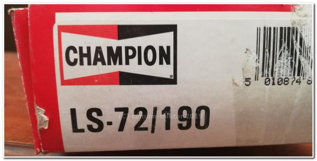 LS72/190 Cable encendido Champion NISSAN 100NX B13 1597